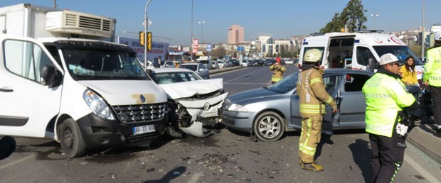 Kartal Sahil Yolu’nda kaza: 1 yaralı