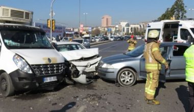 Kartal Sahil Yolu’nda kaza: 1 yaralı